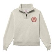 USC Trojans Women's League Cream Seal 1991 1/4 Zip Top